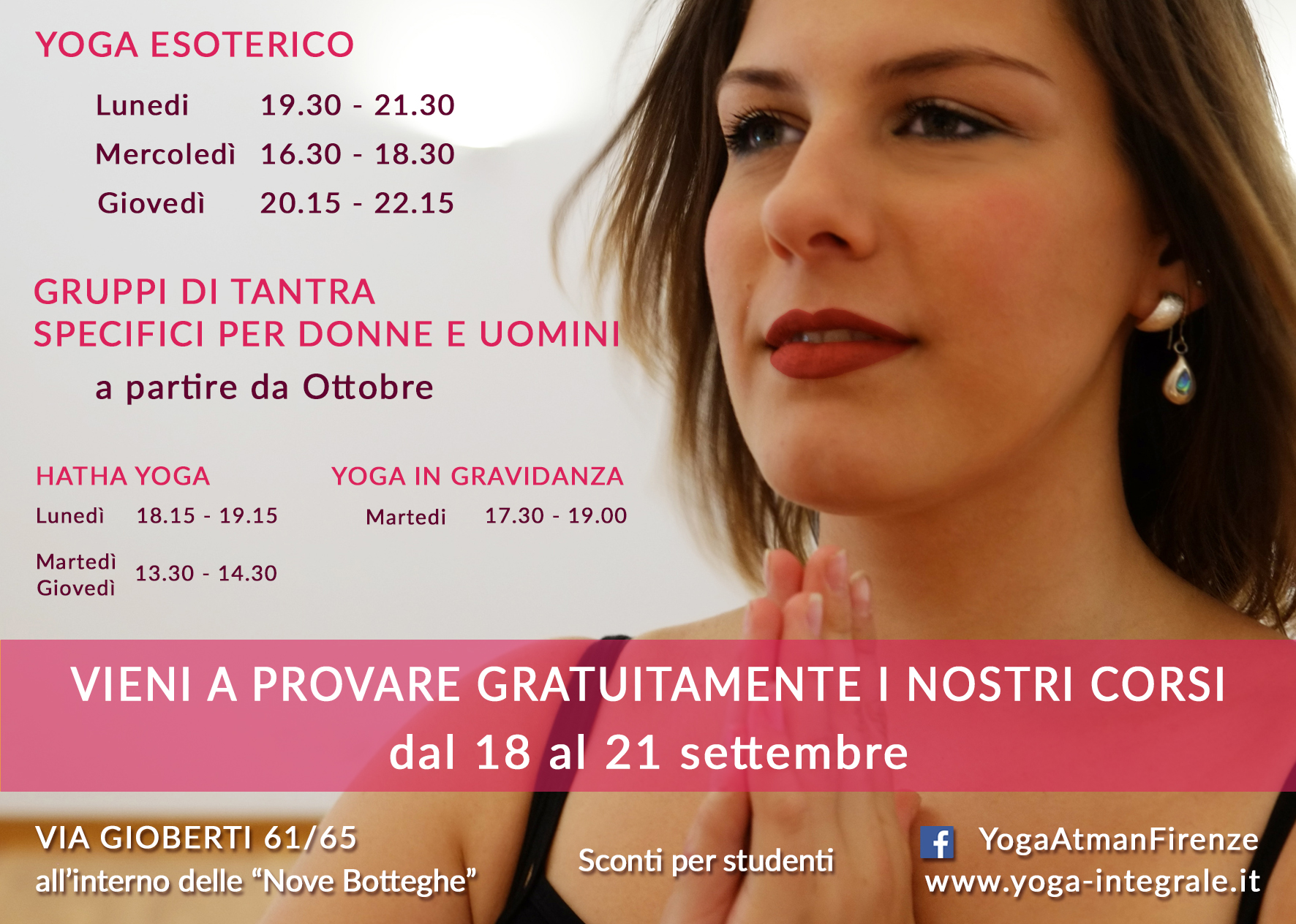 Settimana di Yoga ad ingresso libero a Firenze